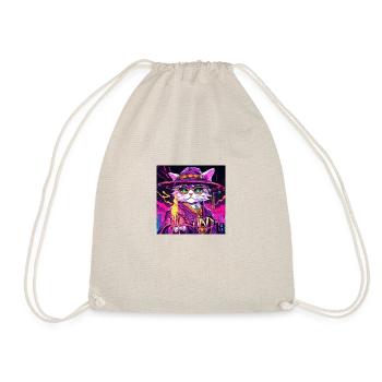 SyntchCat Wizard 3 - Turnbeutel - Natur - Vorne