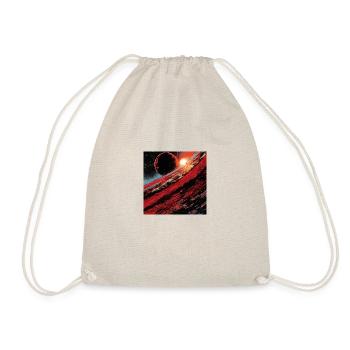 Space Mecha Heaven - Drawstring Bag - nature - Front