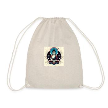 Colorful Space Buddha - Drawstring Bag - nature - Front