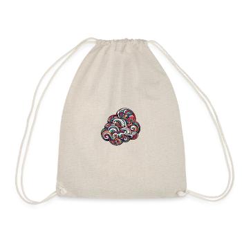 Psychedelic cloud - Drawstring Bag - nature - Front
