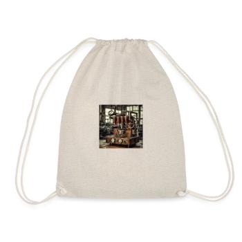 Steampunk Espresso - Drawstring Bag - nature - Front