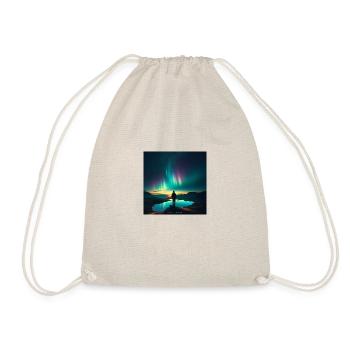 Aurora Dreamer - Drawstring Bag - nature - Front