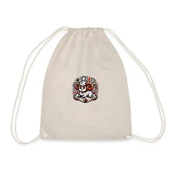 Ram - Drawstring Bag - nature - Front