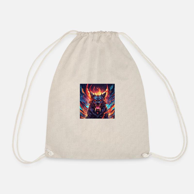 Cerberus - Drawstring Bag - nature