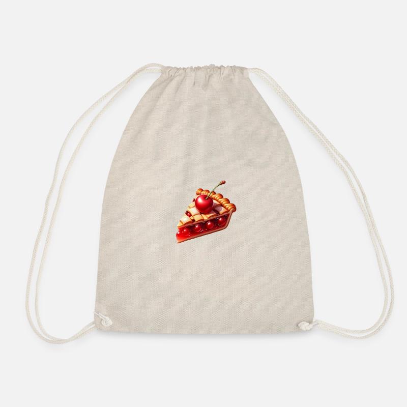 Cherry Pie - Drawstring Bag - nature