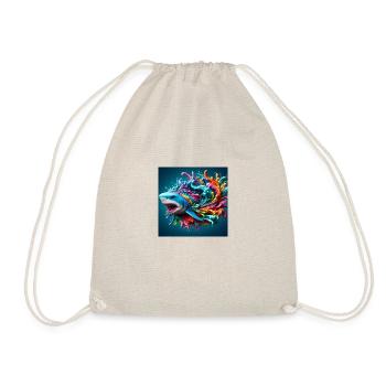 Requin - Sac de sport léger - nature - Devant