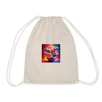 couleurs en explosion - Sac de sport léger - nature - Devant