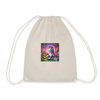 Stoned Unicorn - Drawstring Bag - nature - Front