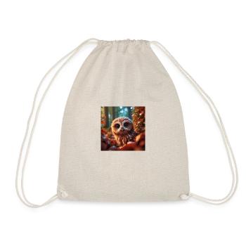 Cute owl - Drawstring Bag - nature - Front