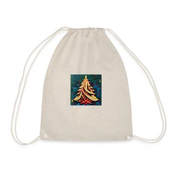 Sapin de Noël 2 - Sac de sport léger - nature - Devant