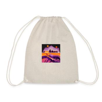 Deux lunes - Sac de sport léger - nature - Devant