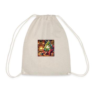 Christmas Tree Clothing - Drawstring Bag - nature - Front