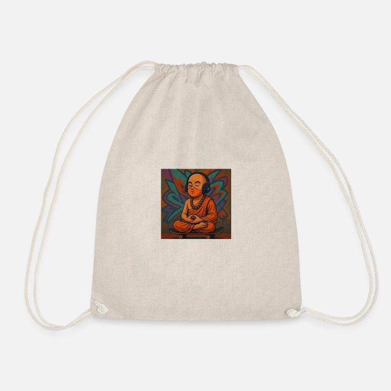 Skate Monk - Turnbeutel - Natur