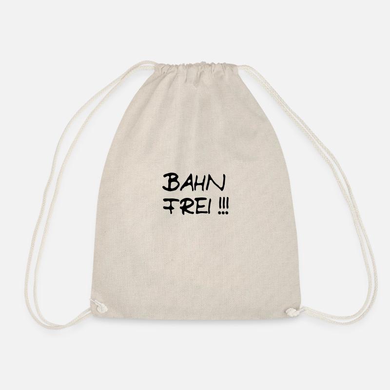 Make way! - Drawstring Bag - nature