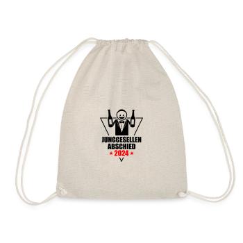 Bachelor Party 2024 Bachelor Party - Drawstring Bag - nature - Front