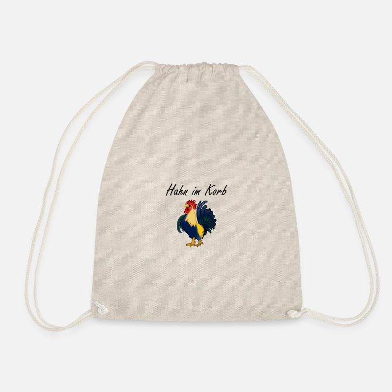 Le coq dans le panier - Sac de sport léger - nature