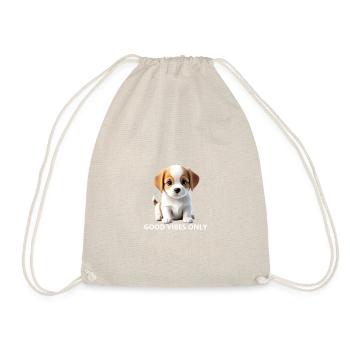 Puppy Dog - Memes - Drawstring Bag - nature - Front