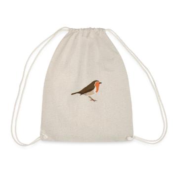 robin - Drawstring Bag - nature - Front