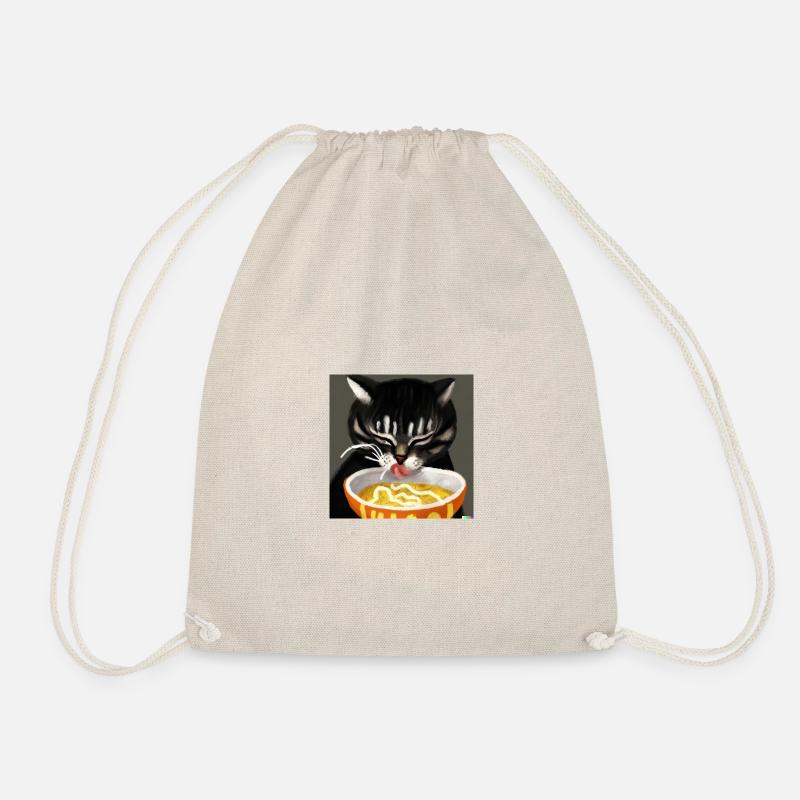 Feline - Drawstring Bag - nature