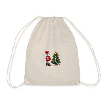 Der hässliche Weihnachtspullover - Turnbeutel - Natur - Vorne