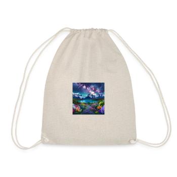 Starry Night on Alpine Garden N°3 - Drawstring Bag - nature - Front