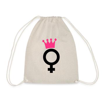 princess - Drawstring Bag - nature - Front
