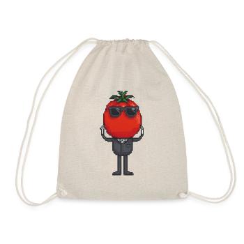 Tomate in Tux - Turnbeutel - Natur - Vorne