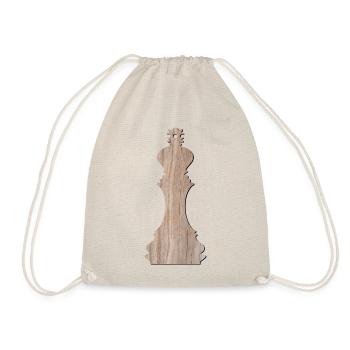 Chess Pieces Chess Game KING BOARD GAME - Drawstring Bag - nature - Front