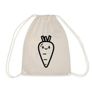Carotte - Sac de sport léger - nature - Devant