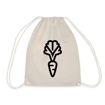 Carotte - Sac de sport léger - nature - Devant