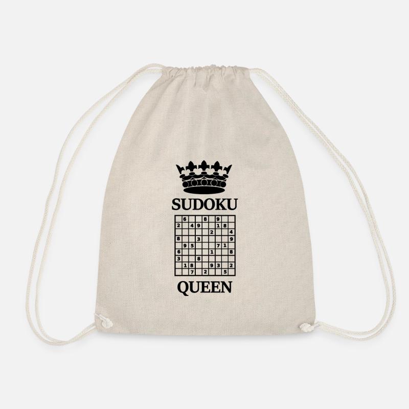 Sudoku - Drawstring Bag - nature