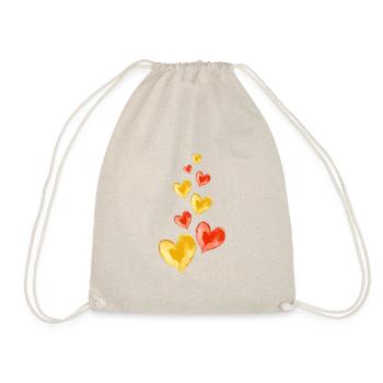 Coeurs Amour Symbole Saint Valentin - Sac de sport léger - nature - Devant