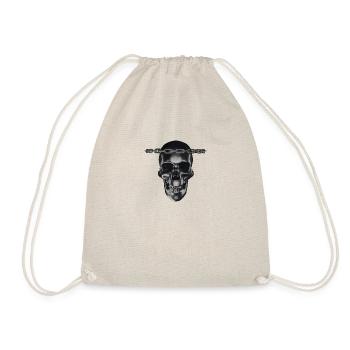 Totenkopf - Turnbeutel - Natur - Vorne