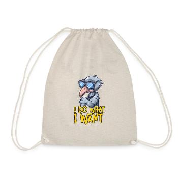 Schuhschnabel Vogel Ornithologe Wald I Geschenk - Turnbeutel - Natur - Vorne