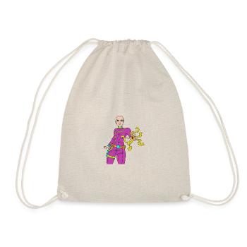 Hero girl - Drawstring Bag - nature - Front