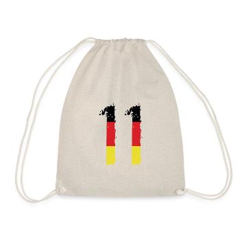 Maillot 11 numéros Allemagne - Sac de sport léger - nature - Devant