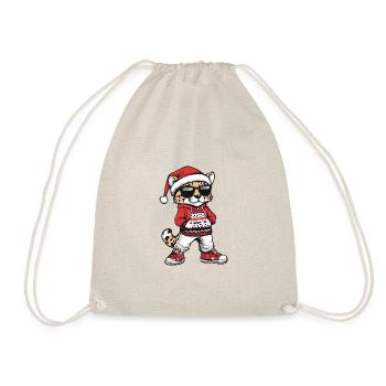 Noël guépard Noël laid - Sac de sport léger - nature - Devant