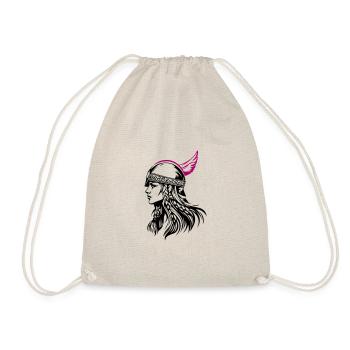 Valkyrie guerrière viking - Sac de sport léger - nature - Devant