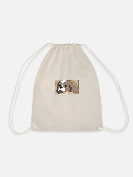Süßer Hund - Turnbeutel - Natur