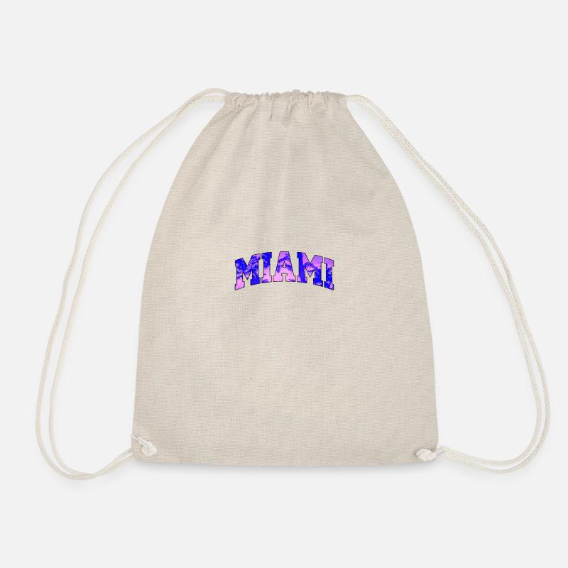 Logo der Miami Purple University - Turnbeutel - Natur