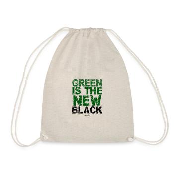 Green is the new black - Drawstring Bag - nature - Front