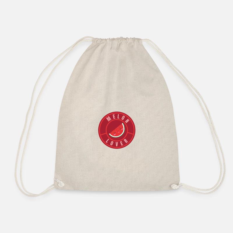 Melon Lover (melons) - Drawstring Bag - nature