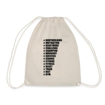 Hastags for Gym, Bodybuilding, Fitness - Sac de sport léger - nature - Devant
