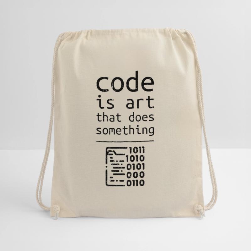 Code Coder Entwickler Programmierer Geschenk Turnbeutel