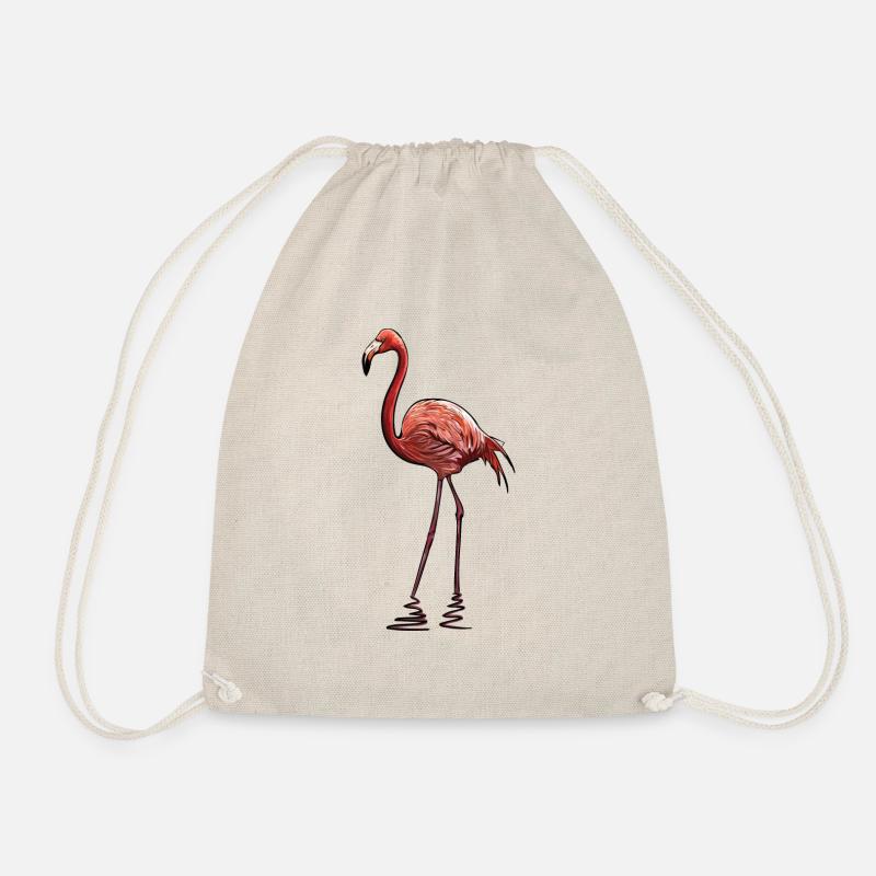 Flamingo - Turnbeutel - Natur