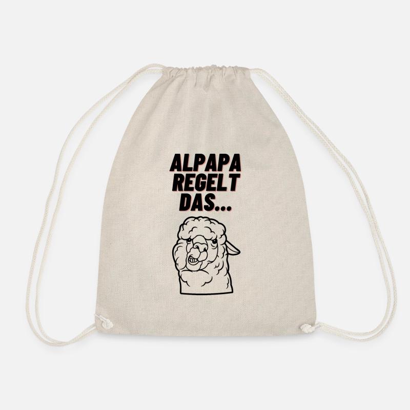 Alpapa regelt das - Turnbeutel - Natur
