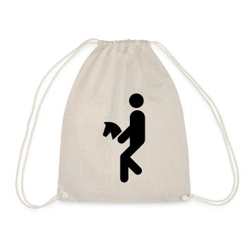 Hobby Horse, Hobby Horsing, Rider, Hobby Horse - Drawstring Bag - nature - Front