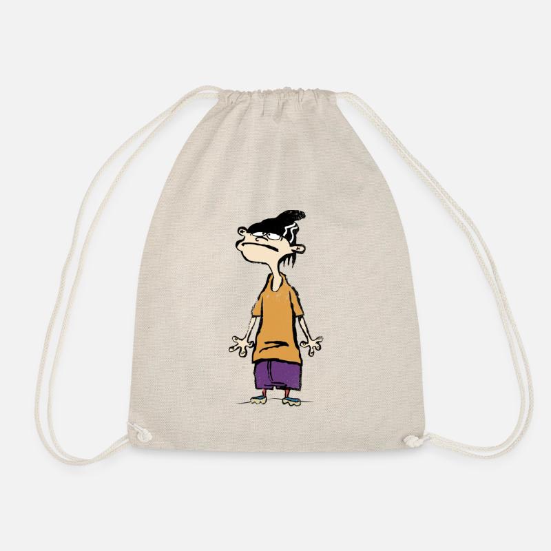 Ed, Edd n' Eddy Edd Portrait - Drawstring Bag - nature