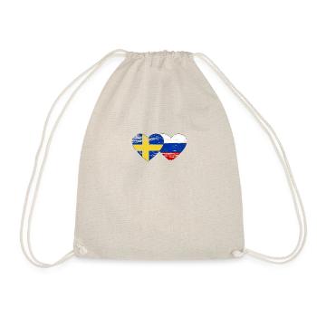 Suède Drapeau russe utilisé - Sac de sport léger - nature - Devant