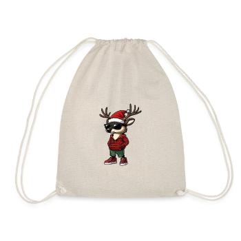 Noël du cerf Noël - Sac de sport léger - nature - Devant